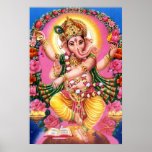 Dancing Lord Ganesha Posters