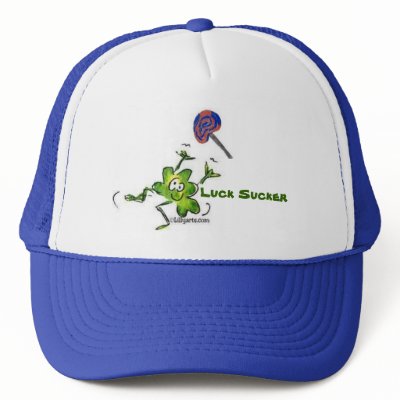 Dancing Luck Sucker Clover w/ Sucker Trucker Hats by lucksucker