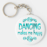 Dancing Makes Me Happy Keychains