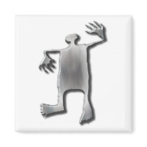 Dancing Man stainless steel magnets by arthistory Dancing Man stainless steel magnets