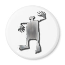 Dancing Man stainless steel magnets by arthistory Dancing Man stainless steel magnets