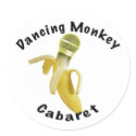Dancing Monkey Cabaret stickers