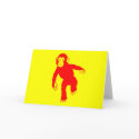 Dancing Monkey Card by foamtotem Dancing Monkey Card
