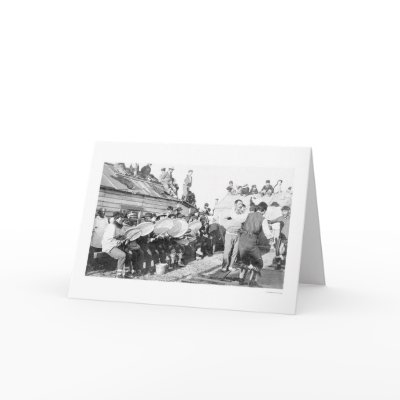 Dancing Nome Alaska 1910 Greeting Card by lc_alaska