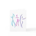 Dancing notecards