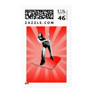 Dancing on Hearts Postage stamp