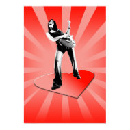 Dancing on Hearts Poster print