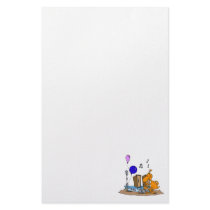 Dancing party martian custom stationery