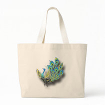 Dancing Peacock Bag