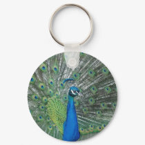 Dancing Peacock keychains by cimazazz Dancing Peacock keychains