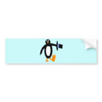 Dancing Penguin bumper stickers