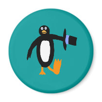 Dancing Penguin magnets