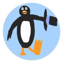 Dancing Penguin stickers