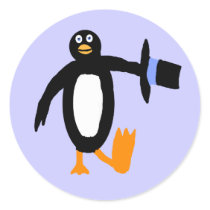 Dancing Penguin stickers