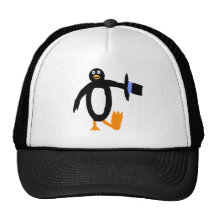 Dancing Penguin Trucker Hat