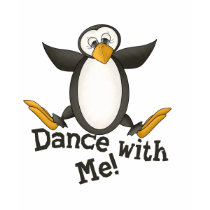 Dancing Penguin t-shirts by CuteArt Dancing Penguin t-shirts