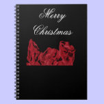 Dancing Peppers in Red Notebook notebooks
