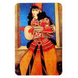 Dancing Persian Girl. Muslim Holiday Gift Magnet