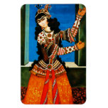 Dancing Persian Girl. Muslim Holiday Gift Magnet