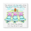 Dancing Pig Poem magnets