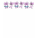 Dancing Pink Elephants Logo White T-Shirt