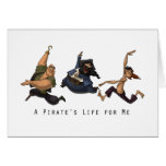 Dancing Pirates Card (Blank Inside)