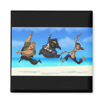 Dancing Pirates Magnet