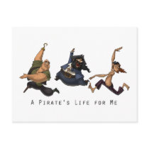 Dancing Pirates Postcard