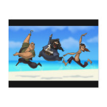Dancing Pirates Postcard