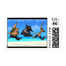 Dancing Pirates Stamps