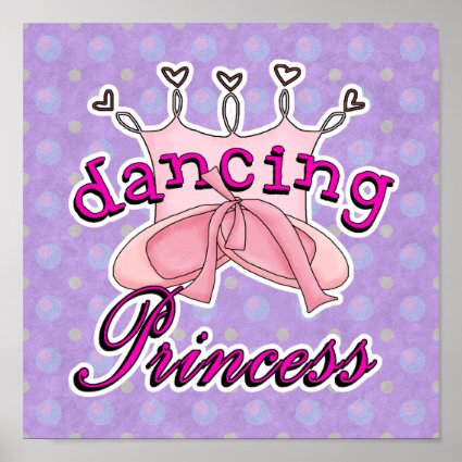 Dancing Princess Ballet Design Print