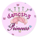 Dancing Princess Ballet Design Sticker