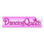 Dancing Queen Bumper Sticker