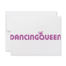 dancing queen icon invitations