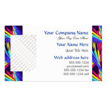 Dancing Rainbows custom business cards