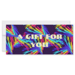 Dancing Rainbows custom Rack Card