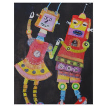 Dancing Robots Flyer Design