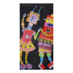Dancing Robots Custom Photo Card