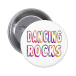 Dancing Rocks Pinback Buttons