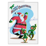 Dancing Santa Holiday Card