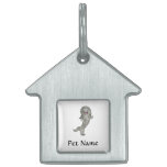Dancing Shark. Pet Name Tag