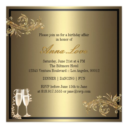 Dancing Shoes - Fabulous 50th Birthday Invitation