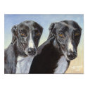 Dancing Sisters Greyhound Dog poster posters