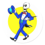 Dancing Skeleton Sticker