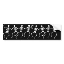 Dancing Skeletons II Bumper Stickers