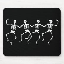 Dancing Skeletons II Mouse Pads