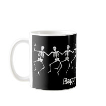 Dancing Skeletons II Coffee Mugs