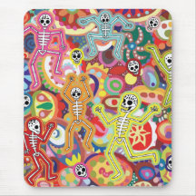 Dancing Skeletons Mousepad