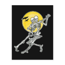 Dancing Skeletons Postcard