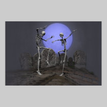 Dancing Skeletons poster posters